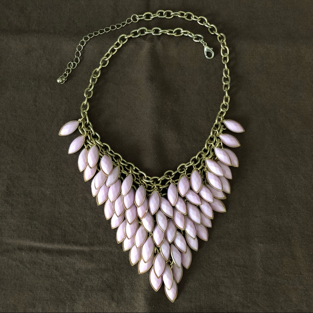 Lilac Bib Necklace